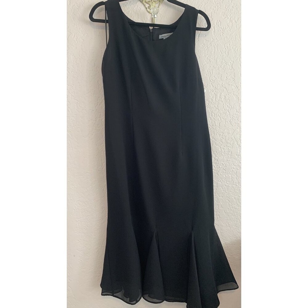Danny & Nicole 2 pc Maxi Black Formal Dress Size 10 - Picture 6 of 10